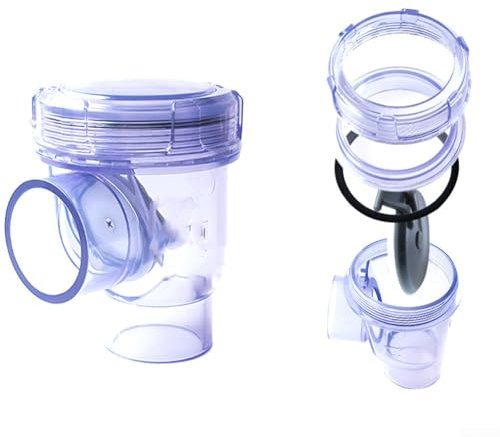 ARMYJY PVC Check Valve,Prevention Backflow Valve Water Valve Easy Installation For 50Mm Drain Pipes Connection(B)