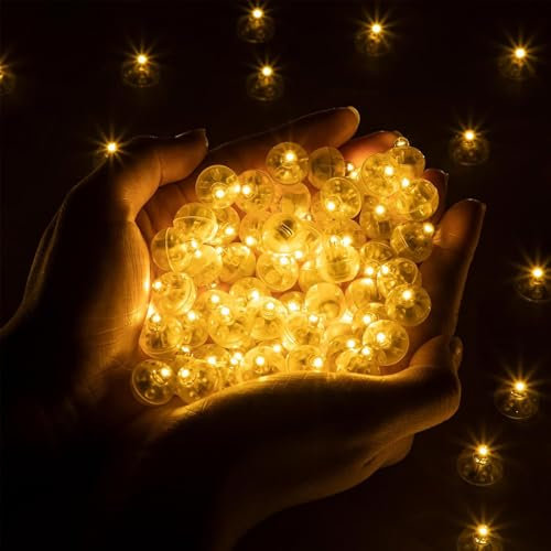 ENLACE 50 LED Balloon Lights, Mini LED Lights Warm White Mini LED Lights for Paper Lantern, Birthday Decoration, Wedding, Christmas Decoration, Decoration