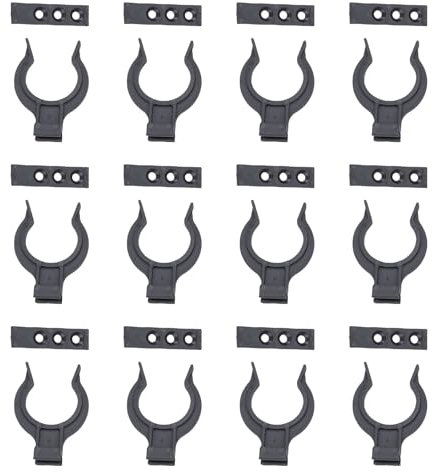 12Pcs Skirting Clip Kitchen Pedestals Fixing Clip Cabinet Baseboard Buckle Clamp Foot Fastener Brackets