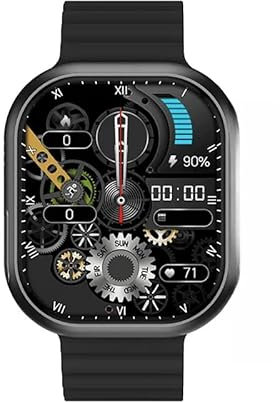 Smartwatch 4G SIM Card Smart Watch Men Women 2025 Android Play Store 2.02 Inch LCD WATCH X Call TikTok Camera Video Ultra GPS (Black)