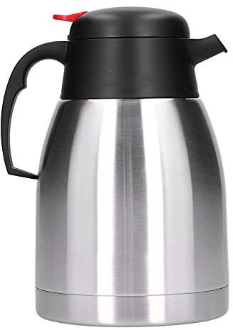 WPKD BLUEIY Teiera in vetro trasparente da 600 ml, grande capacità resistente al calore, bollitore per acqua per uso domestico e ufficio, teiera, bollitore da tè, bottiglia termica da 1,5 l, in