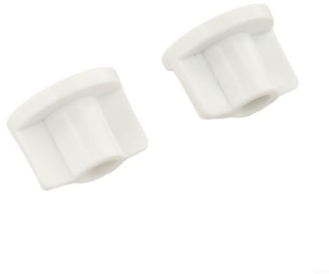 HomeVortex Lot de 2 écrous de fixation inférieurs pour abattant de WC - 6 mm - Pièces de rechange en plastique - Accessoires pour sièges de toilette standard - Taille 2,5 cm