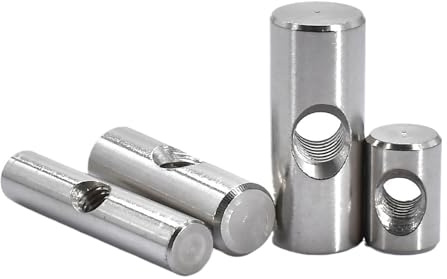Tuerca de barril, Pernos de acero inoxidable 304, pasador cilíndrico, espiga, martillo, tuerca embutida for accesorios muebles madera(M5x18 (10pcs))
