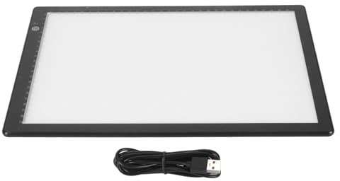 Visualizzatore diapositive Light Box, Visualizzatore diapositive Ultra sottile A4 Formato 3 Modalità luminosità Modifica APP Scanner con luce LED morbida alimentato tramite USB