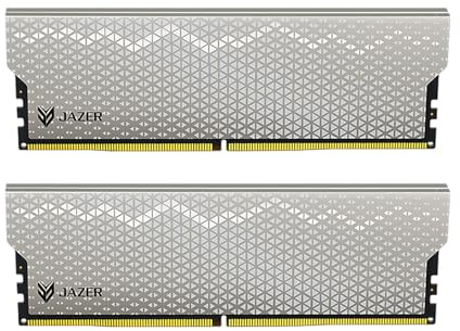 JAZER RAM DDR5 32GB (2x16GB) up to 6000MHz CL28 | Overclocking Gaming RAM, UDIMM XMP 3.0/EXPO/CL28-35-35-76/1,4 V, PC Memoria