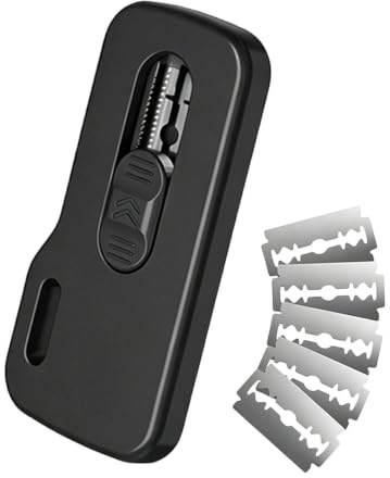 Brödlamé | Magnetisk Halksäker Handtags Rakbladsskärare Med 5 Blad | Surdegslame Snittverktyg För Surdegsbröd | Passar Bakningsälskare, till Kvinnor, samt Bageri, Restaurang och Verkstad