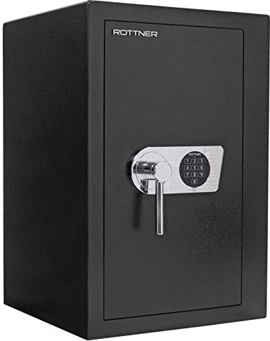Rottner Kurzwaffentresor EN-1 KWT- 65 IT Elektronikschloss schwarz