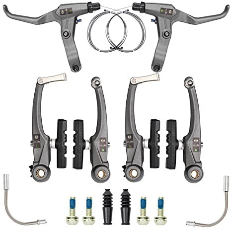Chooee Fahrrad V Bremse Set Vorne Hinten V Brake für Shimano Avid