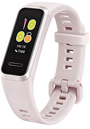 HUAWEI Band 4 Smart Band, Fitness Activity Tracker con schermo a colori da 0,96 pollici, monitoraggio continuo della frequenza cardiaca 24/7, monitoraggio del sonno, impermeabile fino a 6 ATM, tempo