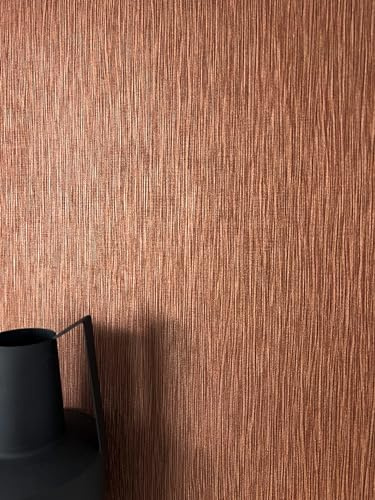 Newroom Papier peint intissé bronze uni métallisé salon chambre