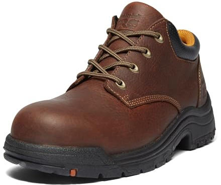 Timberland PRO Men's TiTAN Oxford Alloy Safety Toe Industrial Work Shoe, Haystack Brown-2024 NEW, 8.5W