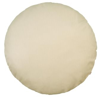 beties - HYggelig No.1 - Trendige Cord-Samt Kissenhülle ca. Ø80 cm; Kissenbezug mit aufwendiger Jeans-Doppelnaht in Raumausstatter Qualität