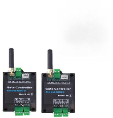 Apricancello automatico scorrevole Controllo accessi remoto senza fili Telefono cellulare Telecomando Apriporta remoto Serrande for garage Controller per cancello scorrevole(Color:2PCS GSM 4G)