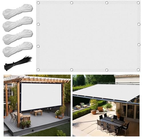 Vela Ombreggiante Impermeabile 3x6m Tenda da Sole per Esterno Vele Ombreggianti Rettangolare Telo Parasole con Fune e Occhiellato Protezione UV Tenda a Vela per Giardino Balcone Terrazza