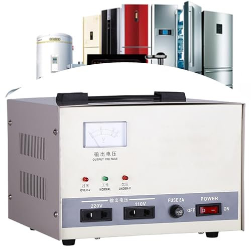 ROGHA Stabilizzatore di Tensione 220V Domestico Automatico in Rame Puro Ad Alta Potenza Regolatore di Aria Condizionata a Bassissima Pressione,1KVA