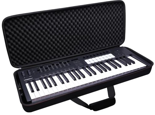 LTGEM Case Compatible with Novation Launchkey 49 MK4 MIDI Keyboard Controller(Case Only)