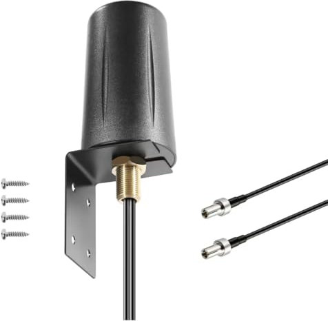 Waterproof 4G LTE 5G TS9 Omnidirectional MIMO Antenna Compatible with Netgear Nighthawk MR6110 MR6150 MR6500 M6 Pro M7 Pro M1 MR1100 Verizon Hotspots Router, Boosts RV Home Internet, Slinkdsco