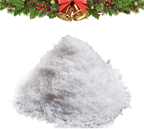 Künstliche Schnee-Dekoration, Weihnachts-Kunstschnee-Dekoration, für Bastelarbeiten, Displays, für Weihnachtsbaumschmuck, Urlaubsdekoration und Winter-Displays