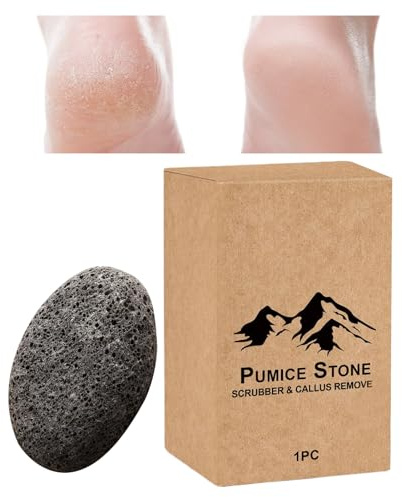 Fuß Bimsstein Natürlicher doppelseitiger und tragbarer Stein | Fußpeeling-Bürste für trockene, raue, harte und rissige Haut, Dusche, Spa, Maniküre, haushaltliche Reinigung, Waschen, Reise