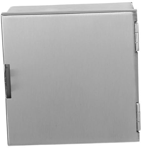 MAGICLULU Copertura Antifurto per Presa Elettrica Esterna in Acciaio Inox, Scatola di Derivazione Serratura, Protezione per Interruttore da Installazione a Parete per Uso Esterno