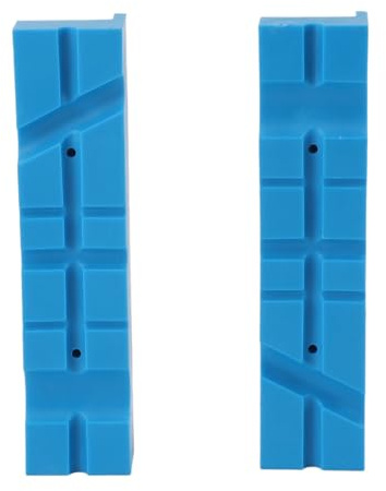 RASTKY Accessori per Morse per Ganasce Protezione Magnetica Antiscivolo per la Lavorazione del Legno, 2 Pezzi di Copertura per Ganasce in PU Morbido per Lavori in Acciaio e Legno