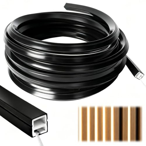 Perfil LED de Silicona Flexible, 5m Tira de LED y Difusor, Tira LED Resistente al Agua IP65 para Vitrinas, Armarios, Bares, Paneles de Aislamiento Acústico