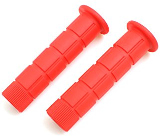 System-S Gummi cykelhandtag cykelhandtag styre handtag handtag handtag för cykel hjul BMX MTB i rött