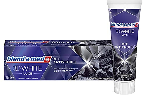 Blend a Med 3D White Luxe mit Aktivkohle-Zahnpasta, 75 ml
