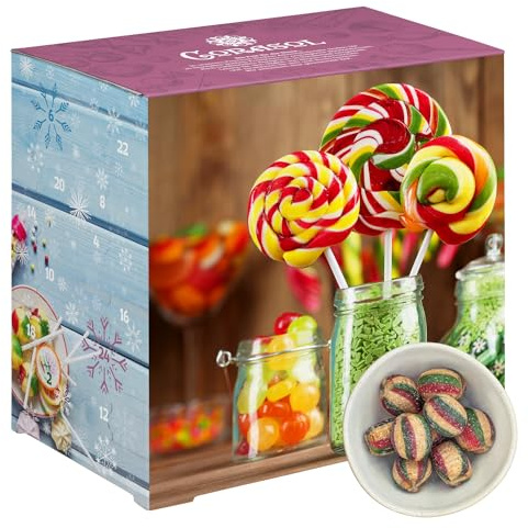 Corasol Premium Bonbons Adventskalender 2025 mit nostalgischen Süßigkeiten (720 g)