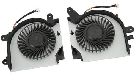 Goshyda Interner Ersatz-Laptop-Lüfter für MS 17F3 mit Verbesserter Wärmeableitung, Starke Konstruktion für GF75 Thin 8RC 8RD 9SC PAAD06015SL N416 N415 (CPU-GPU-Lüfter)
