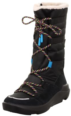 Superfit Twilight-Calda Imbottitura Gore-Tex, Stivali da Neve, Nero Turchese 0000, 40 EU Larga