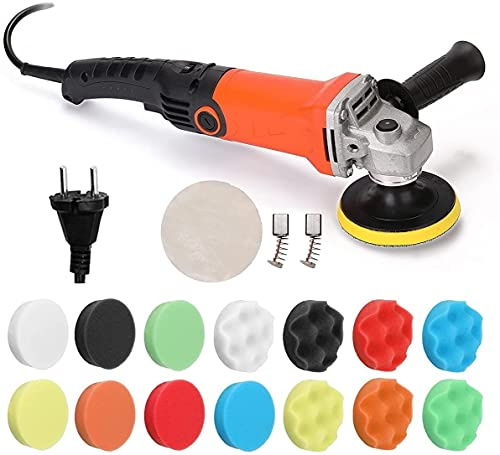 Polisher 1400W 220V Polishing Machine Electric Wire Drawing Stainless Steel Wood Polishing Polisher Pads (Color : 1400W) (Color : 1400w) (1200w )