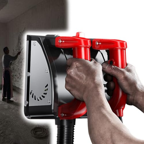 Cepilladora de pared eléctrica, 1180 W, fresadora de limpieza y muros, lijadora de hormigón, fresadora de hormigón