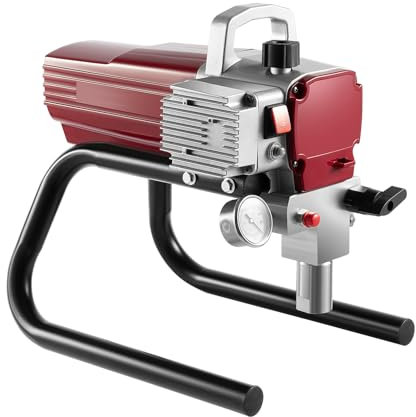 Airless Paint Sprayer 1800W 1.8L/min Pressure Adjustable Electric Spray Gun for Walls Ceilings DIY Projects Etc