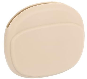 sourcing map Earbuds Cases, Wired Earphone Case Holder Organizer, Silicone Ear Buds Case Small for USB Cable, Earphones, Beige
