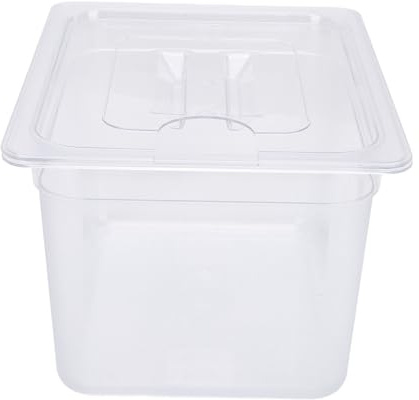 12L Contauteur de Rangement d'aliments à la Mijoteuse avec Couvercle pour une Polyvalence et qualité de Cuisson Améliorées - Plastique qualité Supérieure, Grande capacité, s'adapte à la Plupart