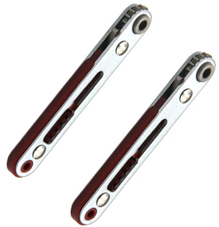 TopHomer 2 Stück Mini Ratschenschraubendreher, 1/4 Zoll Ratschenschraubendreher für 1/4-Zoll Sechskantschrauben (Flacher Kopf)