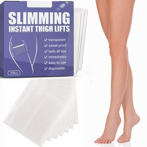 Patch Anticellulite e Serraggio della Coscia,Nastro Di Sollevamento Della Coscia,Patch di Serraggio Anti Cellulite,Contorno Modellante Corpo,Cerotto Rassodante per Gambe (10 Pezzi)