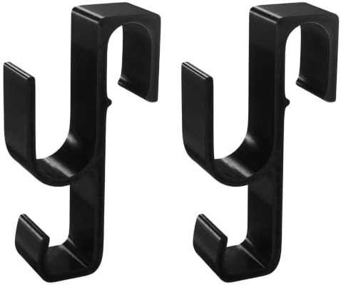 2pcs Stroller Side Hooks for W2 & W4, Double-Layer Side Hook(Black)