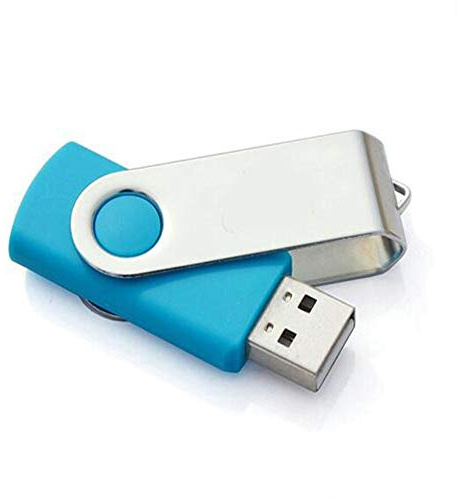 Ogquaton Mini-clé USB rotative de 8 Go, et bâton de mémoire léger pour clé USB portable en métal solide, robuste et économique