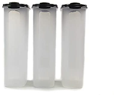 Tupperware Eidgenossen 2,9 L schwarz mit Schütte (3) Vorrat Modular Dose Box Behälter