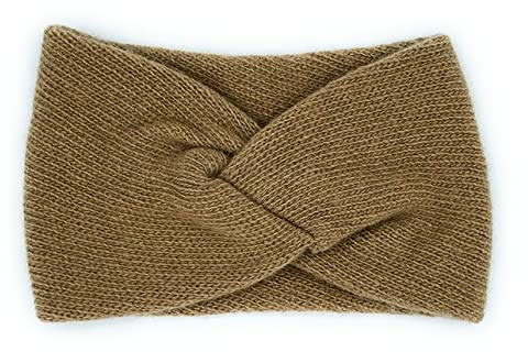 gestricktes Damen Stirnband aus 50% recyceltem Kaschmir, Made in Italy
