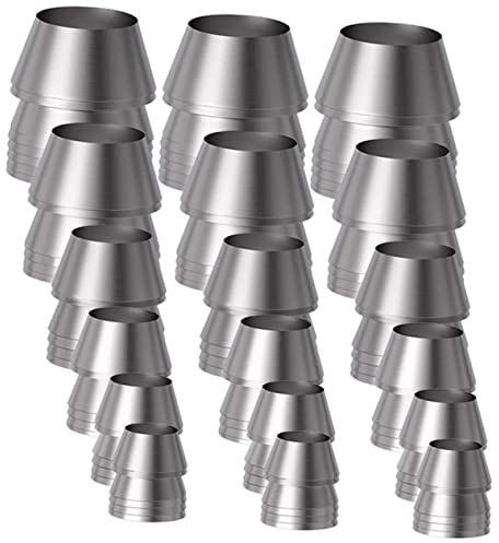 Milisten 18 Stück Metallkeil Für Hammer Und Spaltkeil Mit Griff Verstärkender Feinkeil Für Holzarbeiten Kompakt Robustes Eisen Vielseitiges Installationszubehör