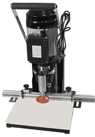 Hinge Boring Machine, Portable Hinge Drilling Machine for Woodworking, 1100W 2880RPM Hand-Held Hinge Drilling Machine 0-40mm Depth Adjustable with Scale 110V