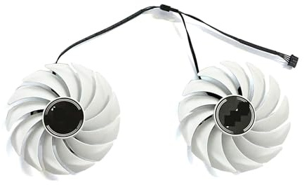 QFFOZSW GPU fan 4PIN for Colorful for Geforce Rtx3060 3060ti 3070 3070ti 3080 for iGame white graphics card Laptop parts(2 FAN)
