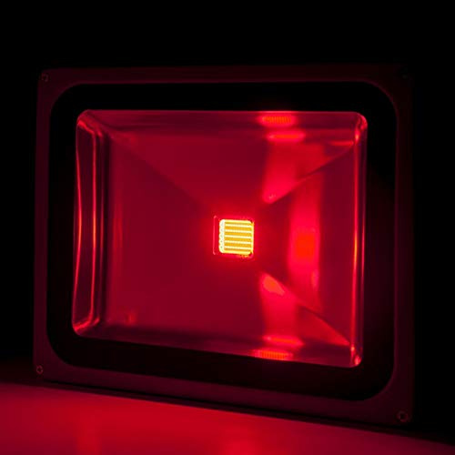 LED Scheinwerfer Flutlicht 50W 4.250Lm IP65 Brico Rot 30.000H [BQFS29050B-R] | Greenice
