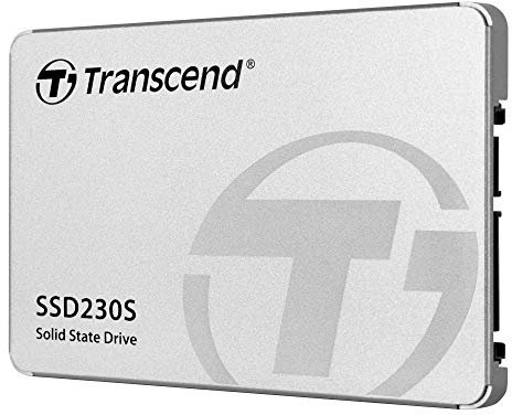 Transcend 512GB SSD230S 2.5 Pulgadas SATA III 6 GB/s Disco de Estado Sólido Interno 3D TLC NAND con Caché DRAM TS512GSSD230S