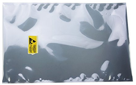 LJY 20 Stück Antistatisches Staubbeutel Motherboard Graphics Video Card LCD-Bildschirm mit Etiketten, 25,5 x 40 cm