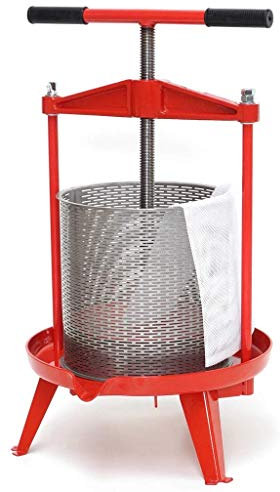 PRESSOIR à Fruits 14L + Sac pour pressoir FP14T - Pressoirs Presse a Fruit Fruit Press Cidre INOX Fruchtpresse