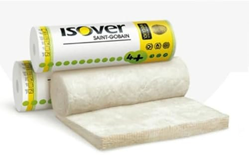 ITALFROM - Pannello Arrotolato in Lana di Vetro (45 mm) per Isolamento Termico -18 mq - 2 Rotoli da 0,6x15 m